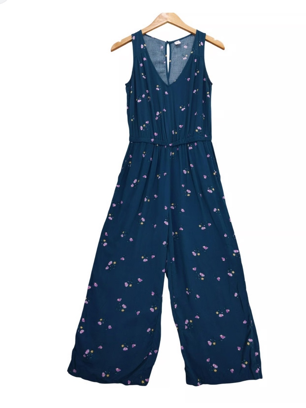 Old Navy Floral Scoop-Neck Jumpsuit